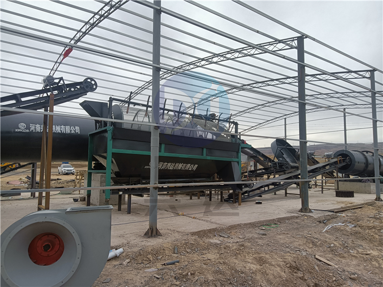 寧夏固原 年產(chǎn)3萬噸顆粒有機(jī)肥生產(chǎn)線 安裝現(xiàn)場(chǎng)